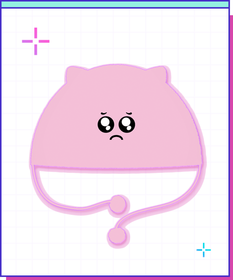 【ゆるふわえんじぇるがーる】ぴえん猫ねこみみキャップ