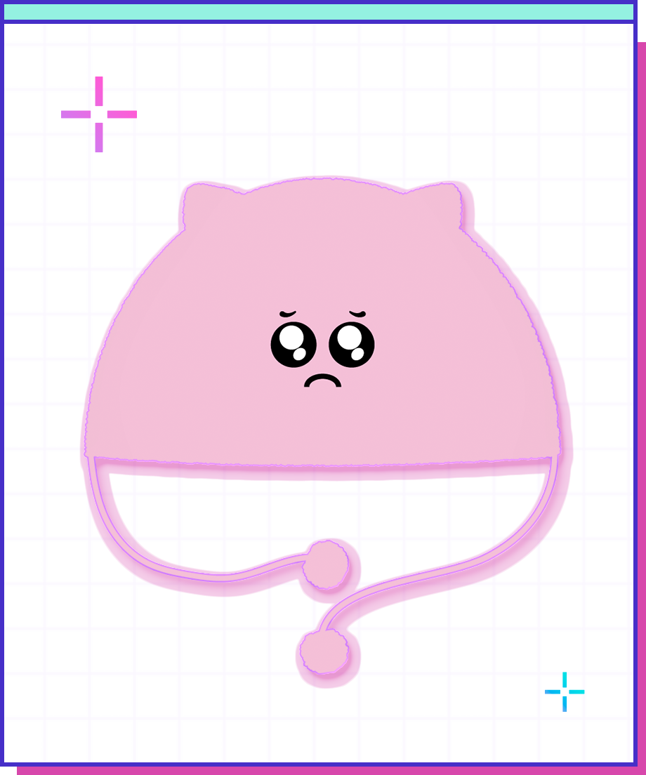 ねこみみ ゆるふわえんじぇるがーる】ぴえん猫ねこみみキャップ | NEEDY