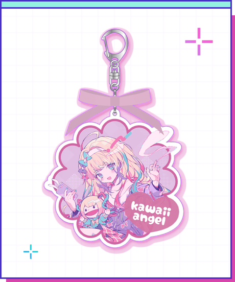 【ゆるふわえんじぇるがーる】KV超てんちゃんリボンアクキー