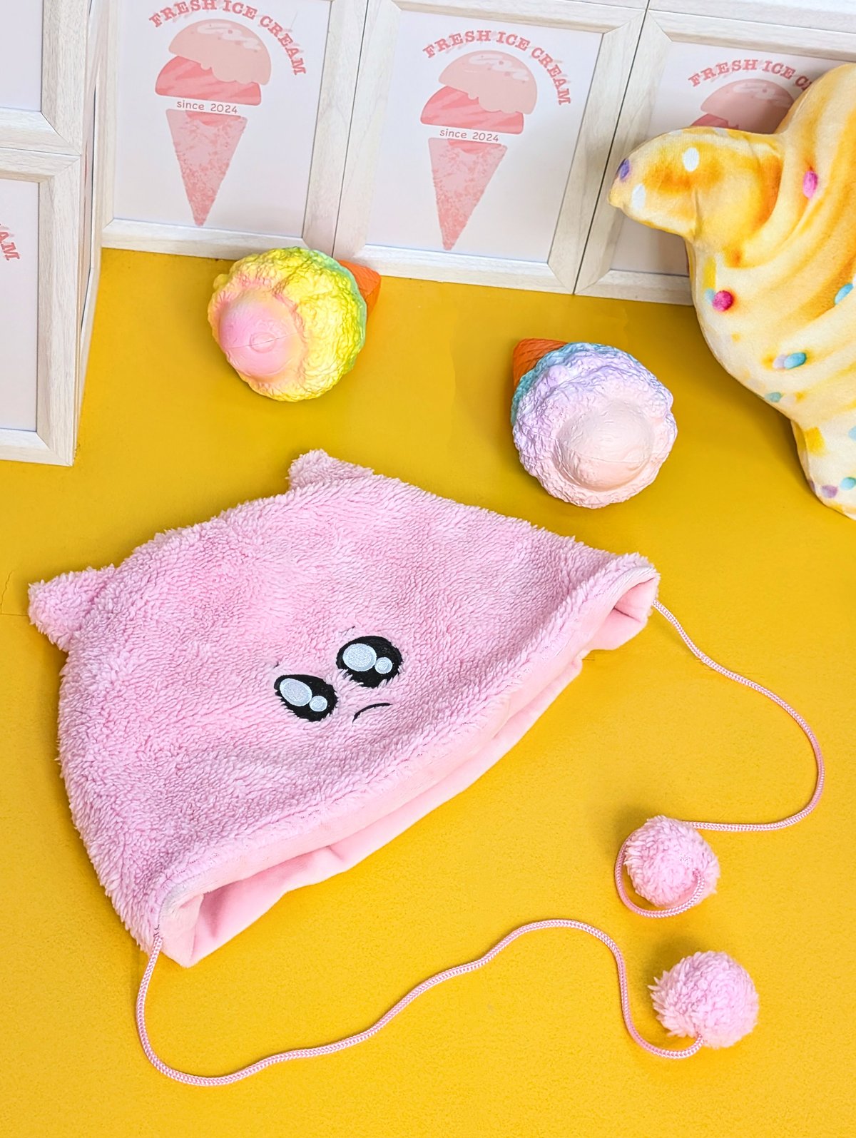 ニディガ展4開催記念過去グッズ祭り】ぴえん猫ねこみみキャップ