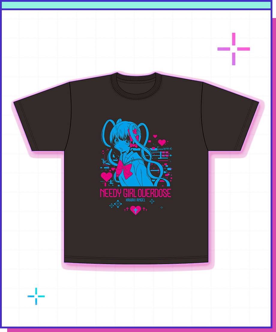 ニコニコ超会議2026事後通販】Tシャツ／超てんちゃん（ブルー&ピンク