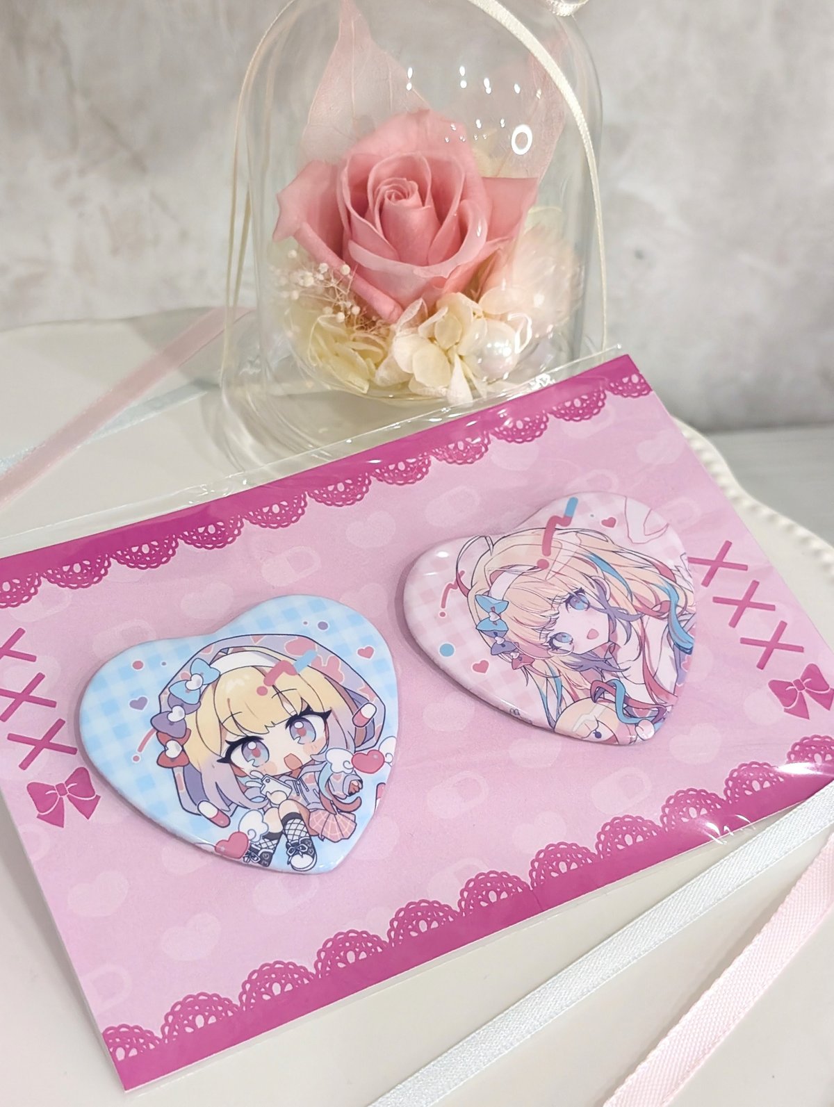 ゆるふわえんじぇるがーる】超てんちゃんハート缶バッジセットvol.2
