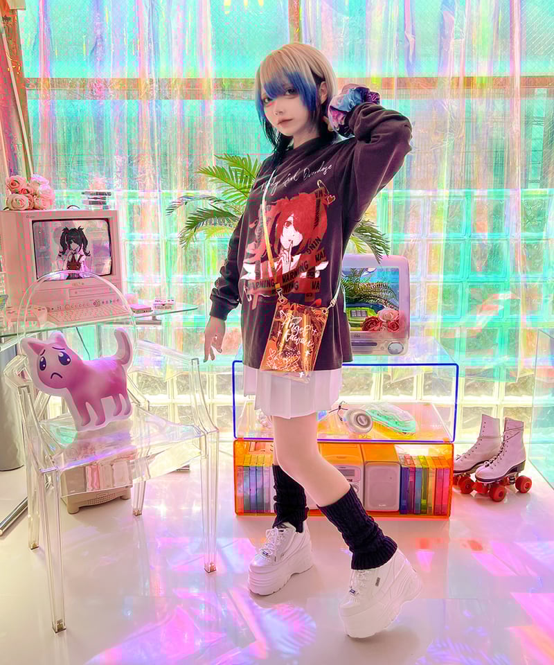2ndグッズ】AW ビッグシルエットロンT あめちゃんモデル | NEEDY 2ndグッズ】AW ビッグシルエットロンT あめちゃんモデル | NEEDY