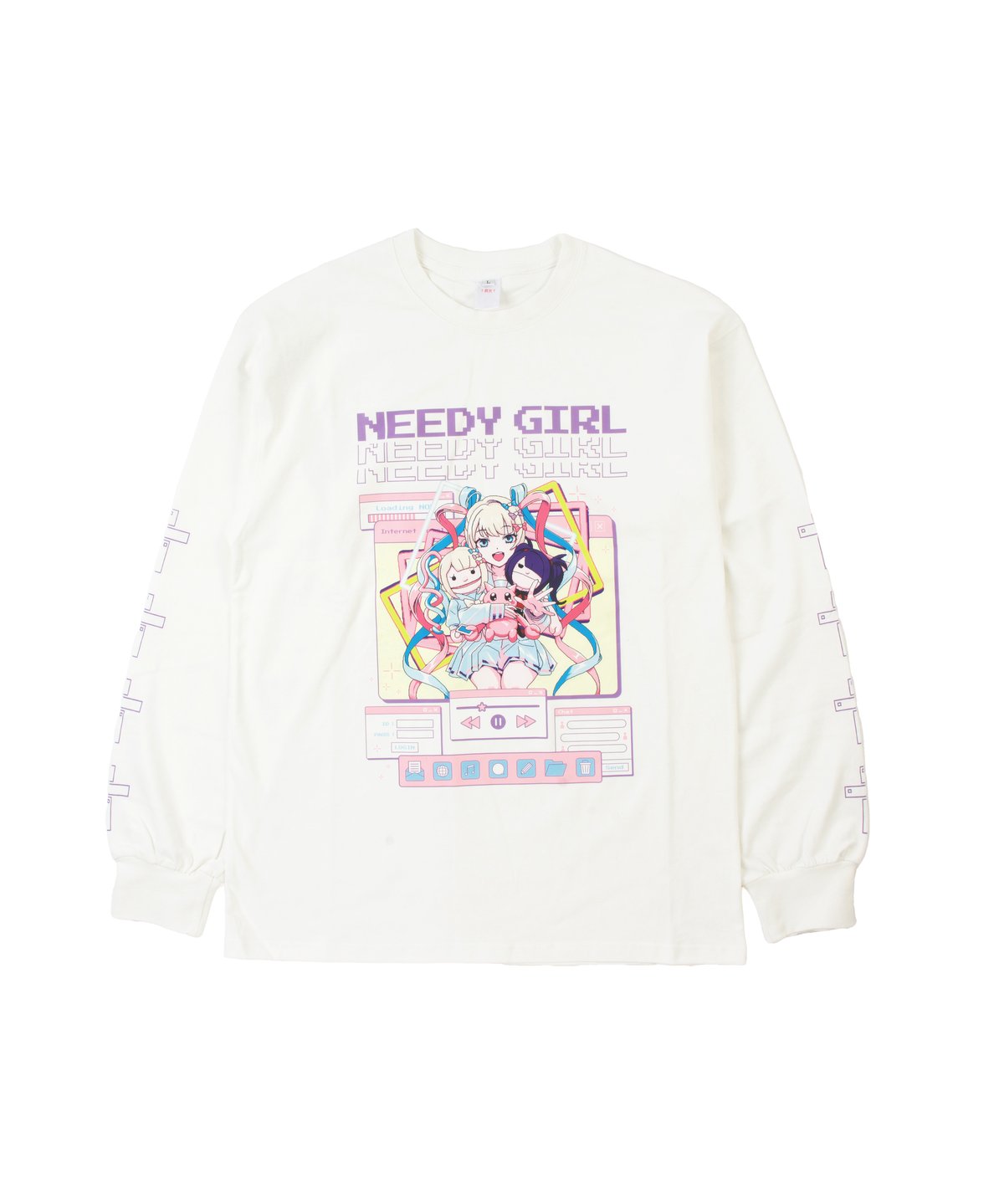 過去グッズ掘り出し祭】パペット超てんちゃんロンT | NEEDY GIRL