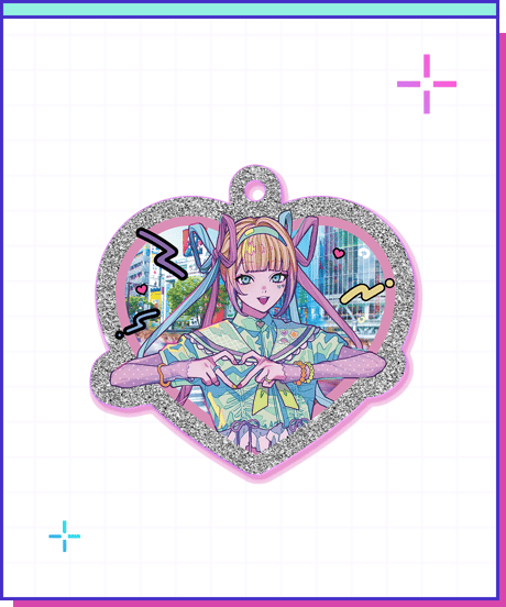 【ニディガ展4開催記念過去グッズ祭り】東名阪KVアクキー超てんちゃん