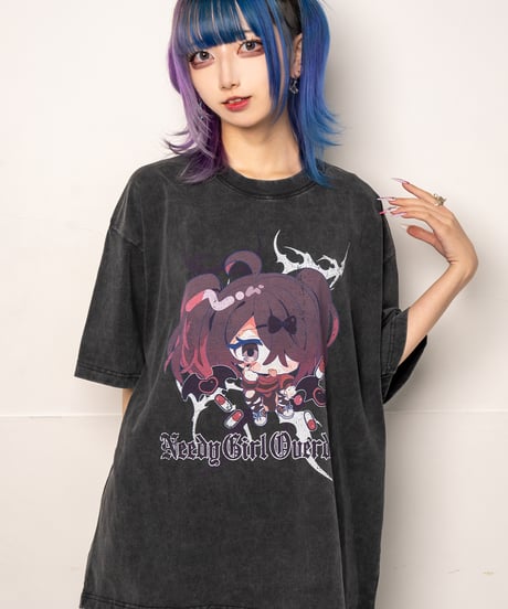 【ゆるふわえんじぇるがーる】あめちゃんストリートウォッシュT