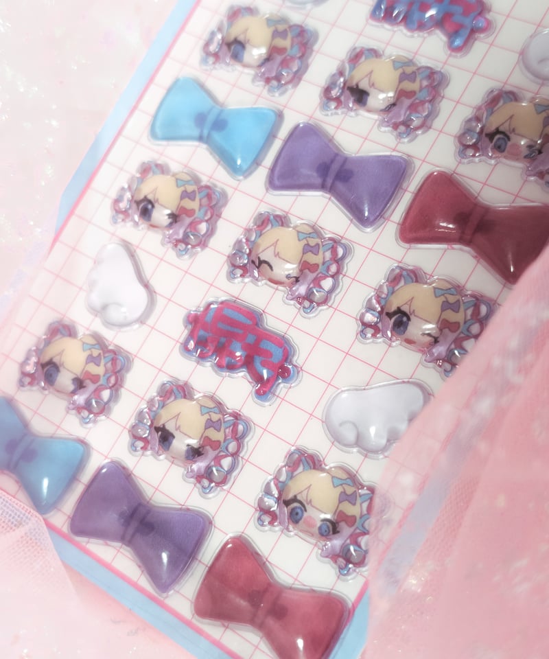 POP-UP STORE in 原宿】ニディガ ぷっくりシール 超てんちゃん | NEEDY