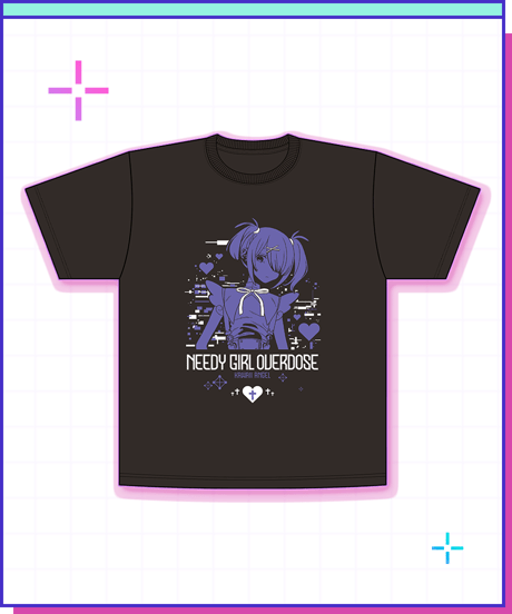 【ニコニコ超会議2026事後通販】Tシャツ／あめちゃん（バイオレット&ホワイト）