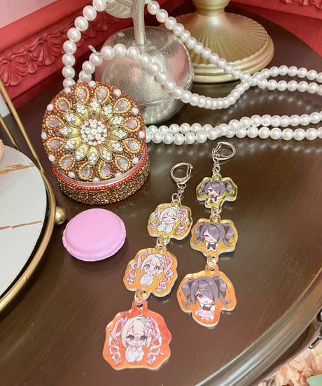 萌ナオミ先生超てんちゃん連結アクキー