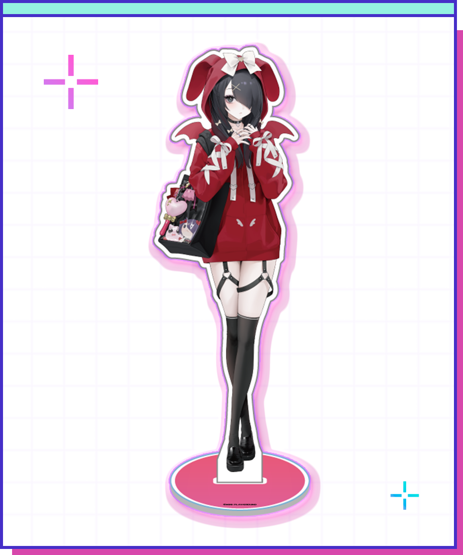 事後通販】あめちゃんお出かけルックアクリルスタンド【ニディガ展2