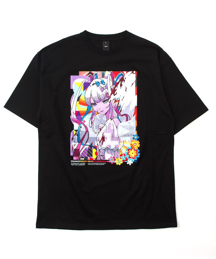 【NEEDY GIRL OVERDOSE 】サイケ天使Tシャツ Lサイズ original