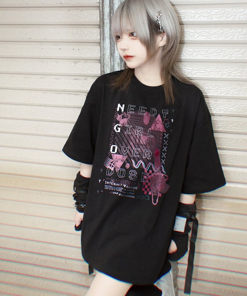 【11/15のみ】NEEDY GIRL OVERDOSE Tシャツ 超てんちゃん