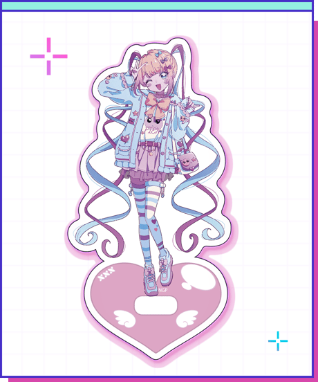 【POP-UP STORE in 原宿】アクリルスタンド／超てんちゃん（みろん先生ver.）