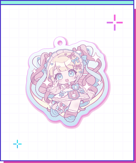 【ニディガ東名阪POPUPSTORE】超てんちゃんファンシーアクキー