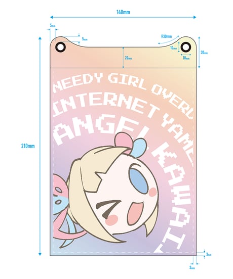 【ニディガ東名阪POPUPSTORE】スマホショルダーバックver.2（超てんちゃん）