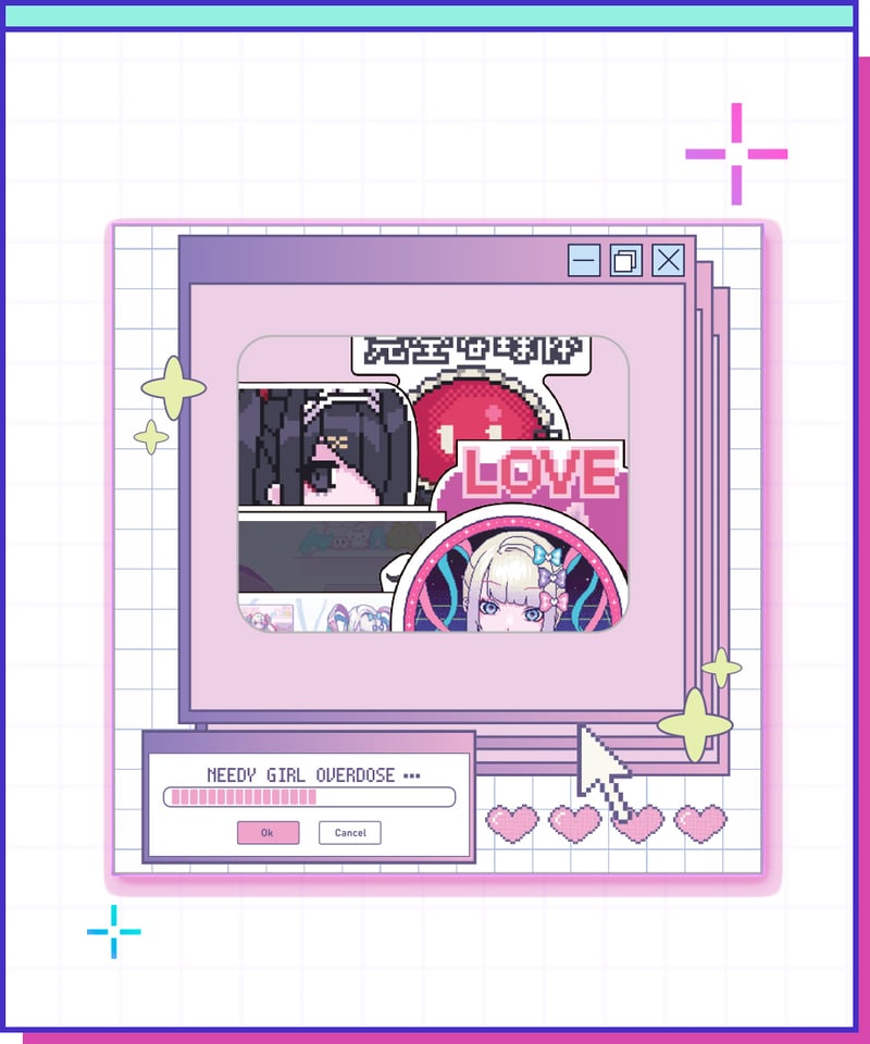 ニディガまみれフレークシール | NEEDY GIRL OVERDOSE OFFICIAL S