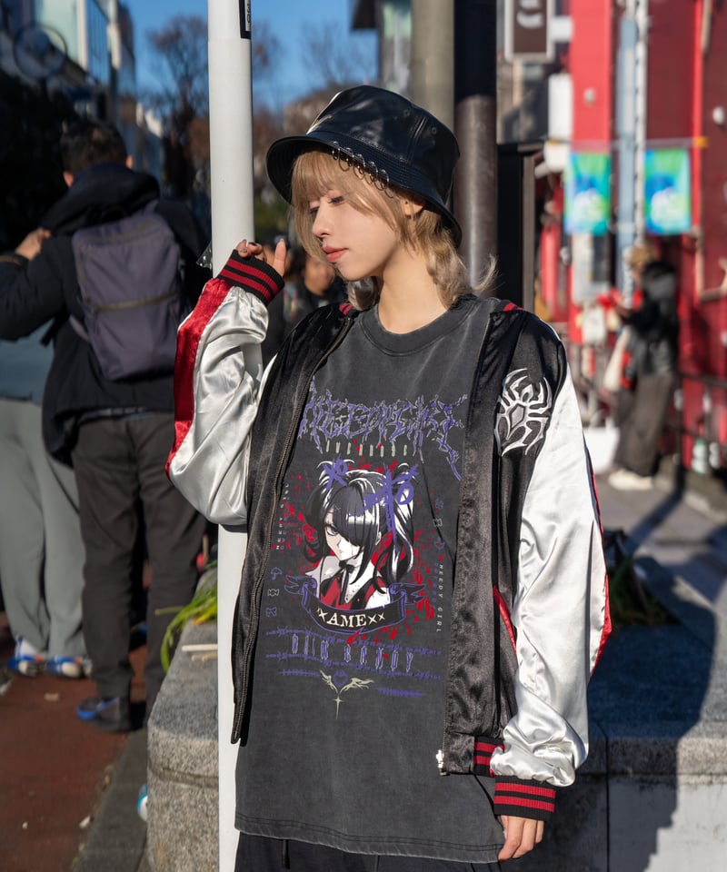 あめちゃんウォッシュT | NEEDY GIRL OVERDOSE OFFICIAL STORE あめちゃんウォッシュT | NEEDY GIRL OVERDOSE OFFICIAL STORE