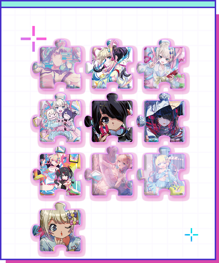 ニディガ展4】パズル型アクリルコースター | NEEDY GIRL OVERDOSE OFF