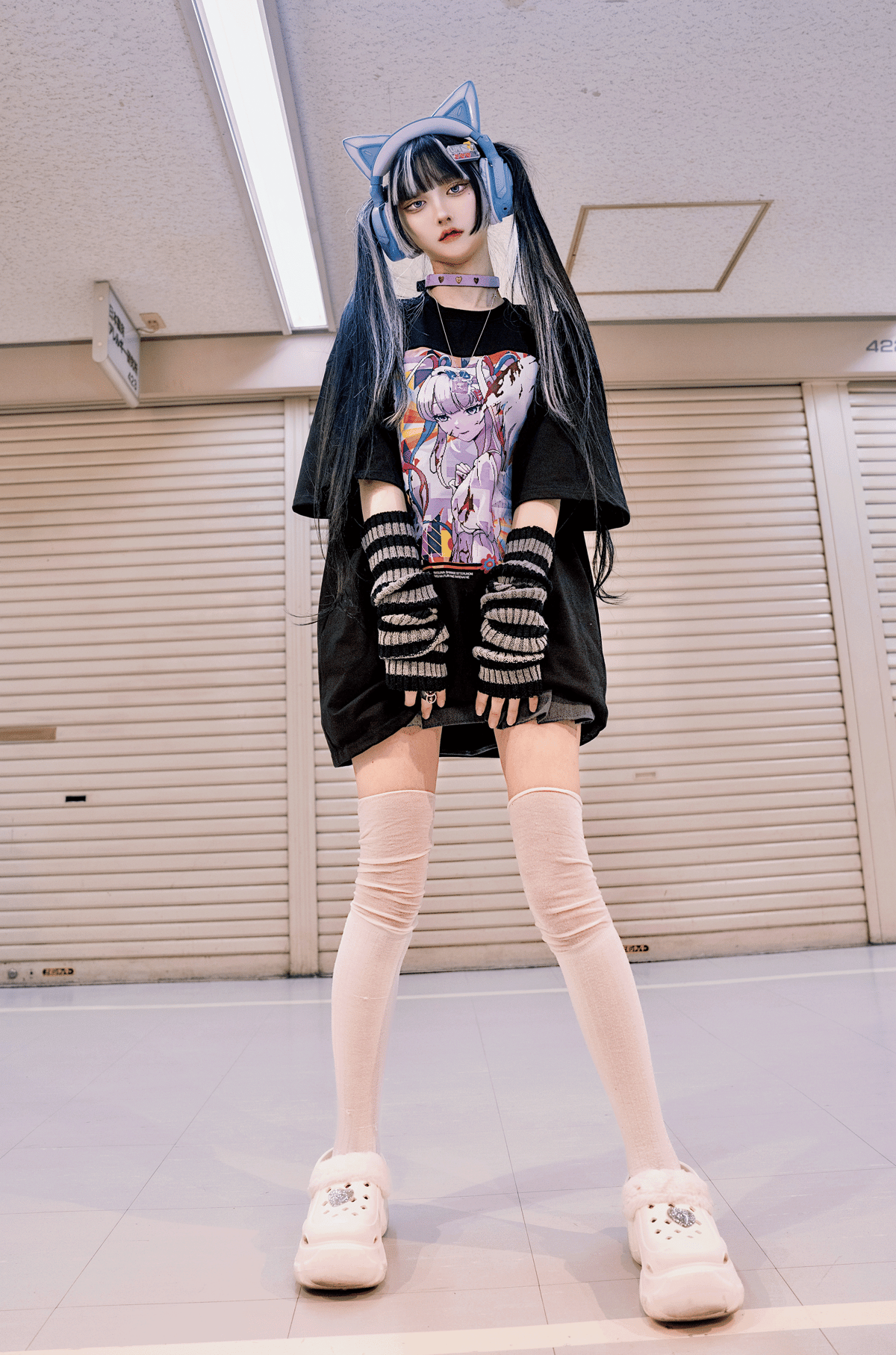 超てんちゃん TシャツLサイズ 特典チェキ 空から舞い降りし天使ちゃん 電脳天使Tシャツ | NEEDY GIRL OVERDOSE OFFICIAL STORE