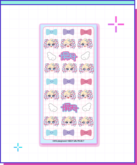 【ニコニコ超会議2026事前通販】ニディガ ぷっくりシール 超てんちゃん