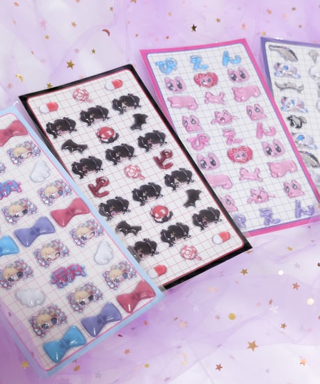 【POP-UP STORE in 原宿】ニディガ ぷっくりシール カラマーゾフ