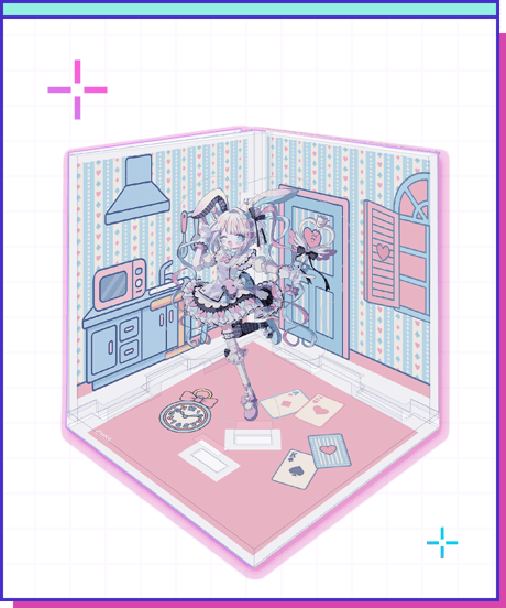 【ニディガ展4】超てんちゃんアクリルステージ