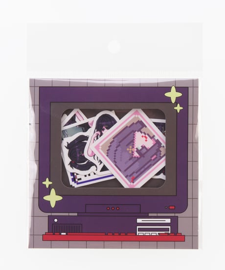 あめちゃんまみれフレークシール