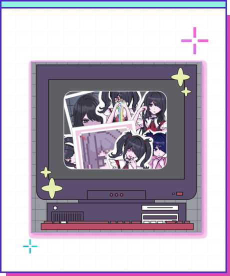 あめちゃんまみれフレークシール