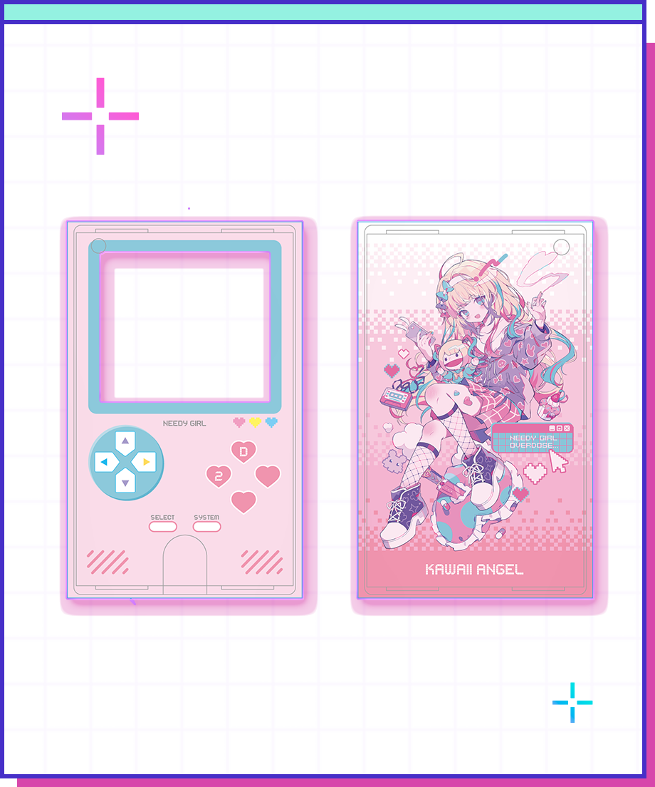 ゆるふわえんじぇるがーる】超てんちゃんゲーム風ICケース | NEEDY