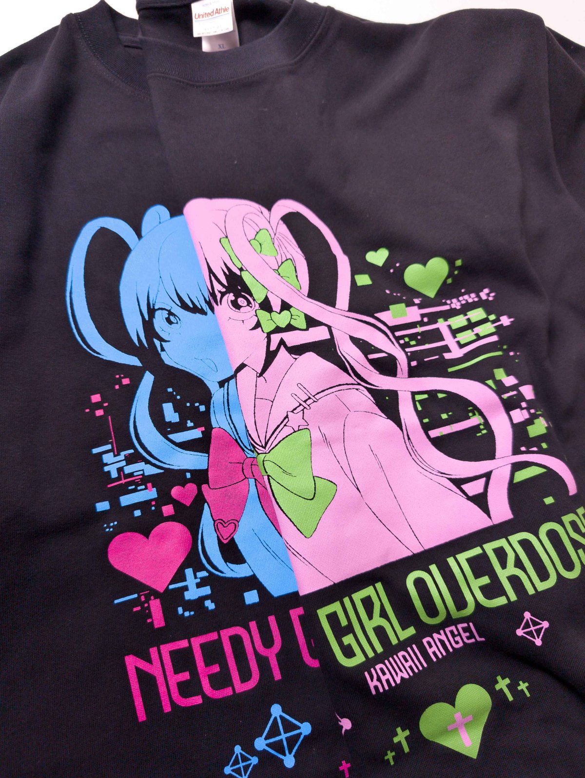 ニコニコ超会議2026事後通販】Tシャツ／超てんちゃん（ピンク&グリーン