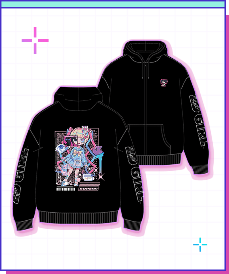 kouga パーカー teeshyne着用 drip y2k Sサイズ Wayolyn Tenshi Kawaii Hoodies Jirai Kei Fashion Cute Cat Ears