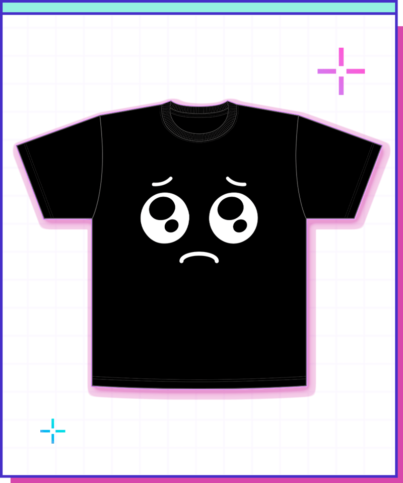 ニディガ展4】ぴえんT(ブラック) | NEEDY GIRL OVERDOSE OFFICI