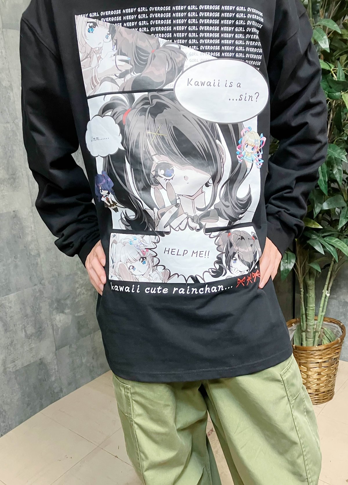 てんしのお茶会】あめちゃんコミックロンT | NEEDY GIRL OVERDOSE OFF