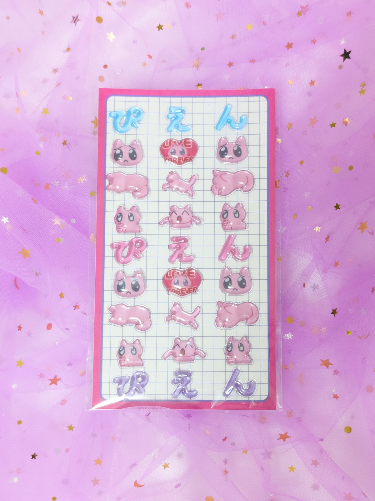 POP-UP STORE in 原宿】ニディガ ぷっくりシール ぴえん猫 | NEEDY G