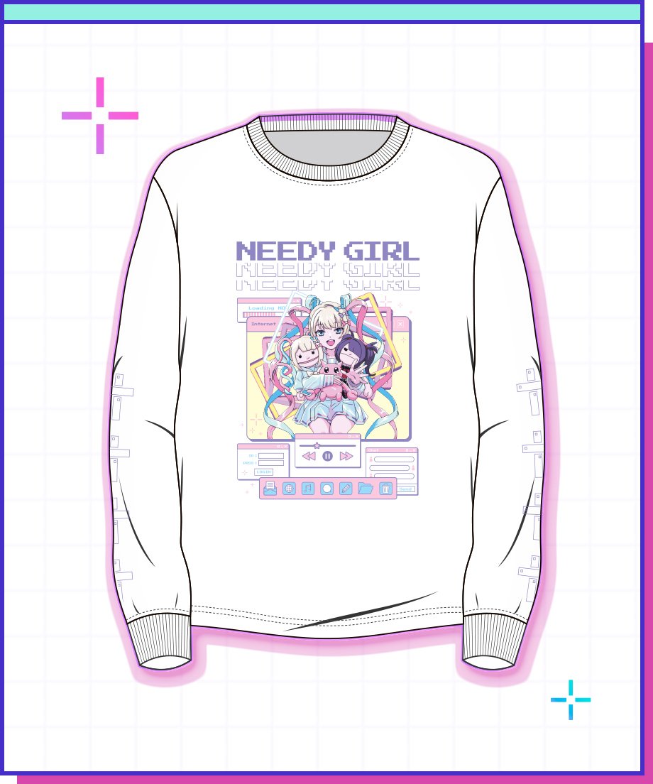過去グッズ掘り出し祭】パペット超てんちゃんロンT | NEEDY GIRL