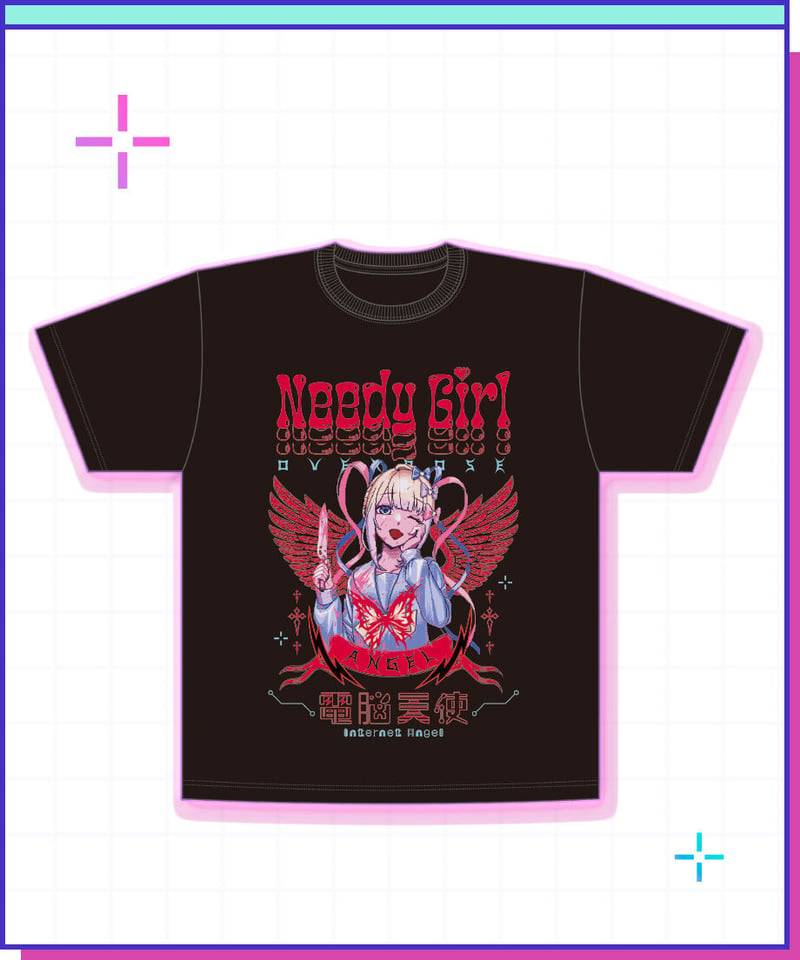 ニコニコ超会議2023】電脳天使Tシャツ | NEEDY GIRL OVERDOSE OFF...