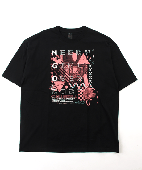 【事後通販】1stグッズ：NEEDY GIRL OVERDOSE グラフィックTシャツ（インターネットエンジェう）【ニディガ展2】