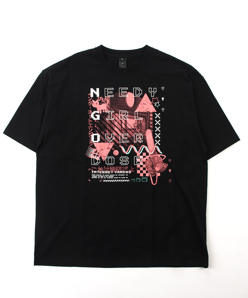 事後通販】1stグッズ：NEEDY GIRL OVERDOSE グラフィックTシャツ