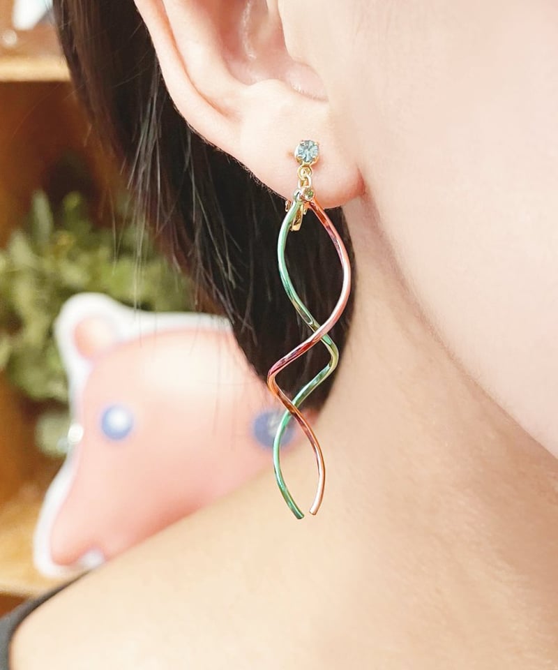 ニディガ東西POPUPSTORE】超てんちゃんのイヤリング | NEEDY