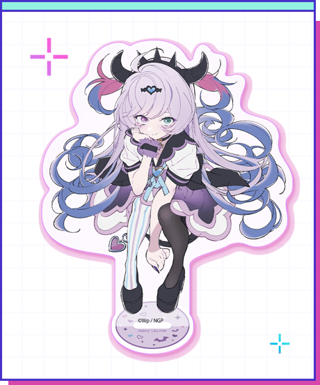 【パープル・ロリポップ生誕祭】30cmアクリルスタンド／パープル・ロリポップ（じーっver.）
