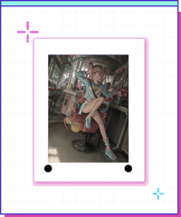 【過去グッズ掘り出し祭】絵画レプリカアクリルスタンド　(しおん先生)