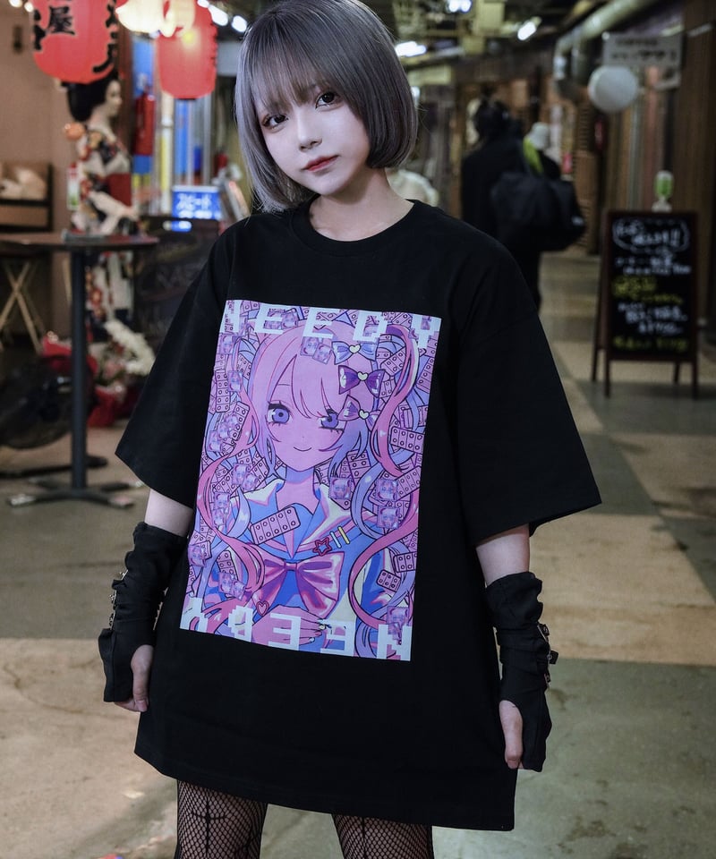 ニディガ東西POPUPSTORE】超てんちゃんボックスグラフィックT ニディガ東西POPUPSTORE】超てんちゃんボックスグラフィックT