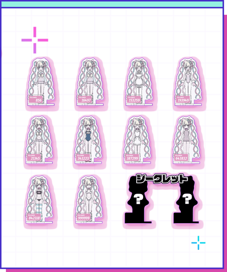 NEEDY GIRL OVERDOSE ニディガ展 キャラファイングラフ 受注品 NEEDY GIRL OVERDOSE ニディガ展3 キャラファイングラフ