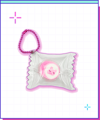 【てんしのお茶会】ぴえん猫飴キーホルダー