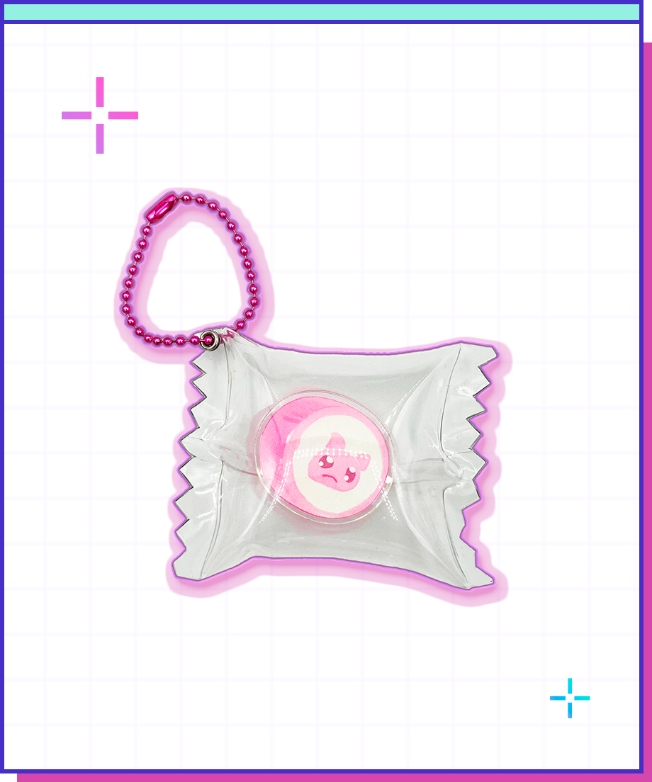 てんしのお茶会】ぴえん猫飴キーホルダー | NEEDY GIRL OVERDOSE OFFI