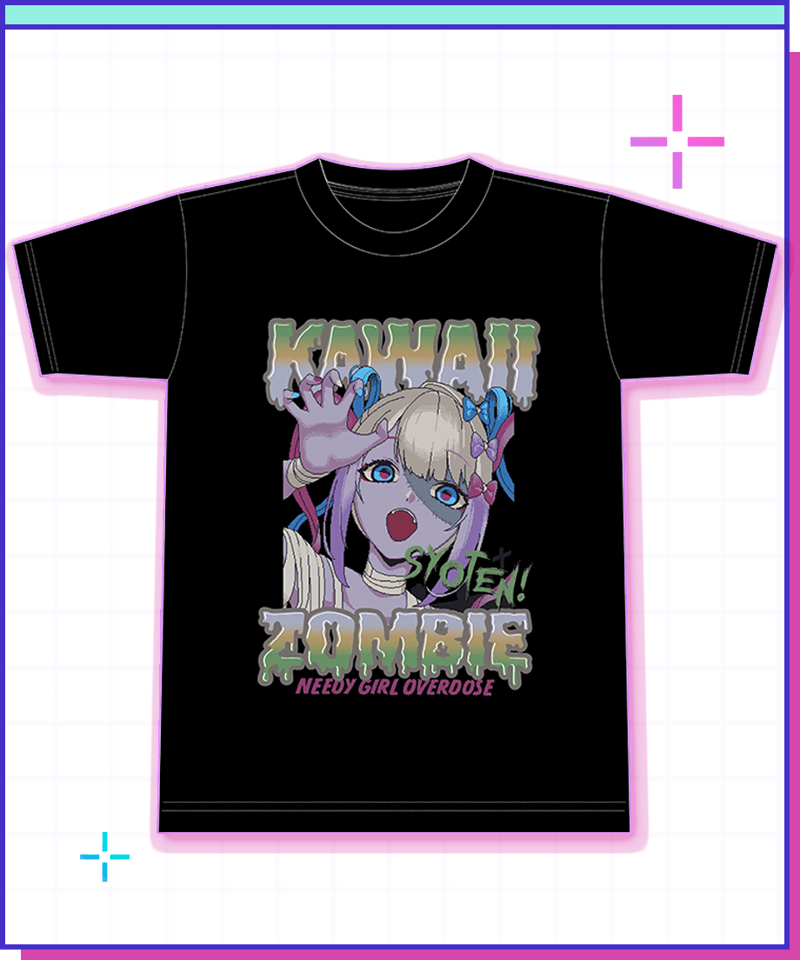 市尼　tシャツ ニコニコ超会議2026事後通販】Tシャツ／KAWAII ZOMBIE | NEEDY GIR
