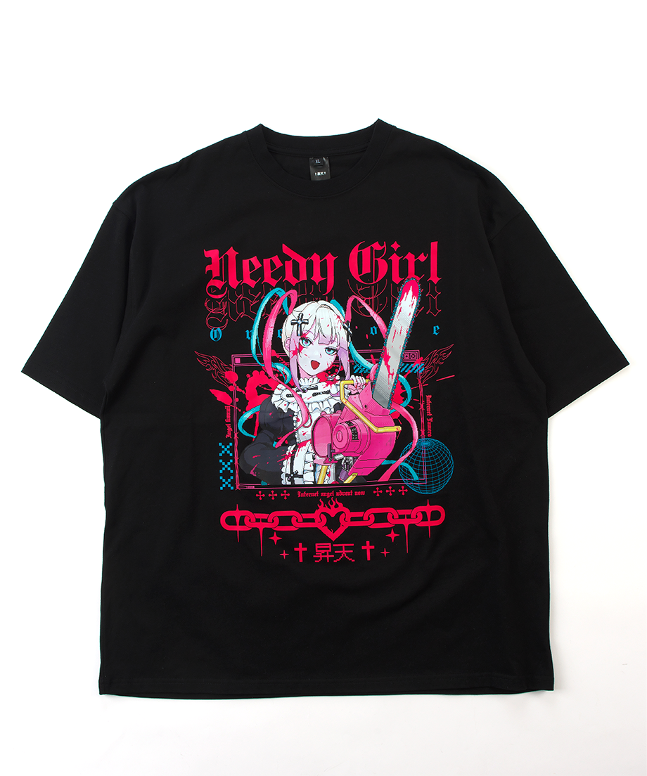 ニディガ東西POPUPSTORE】NEEDY GIRL OVERDOSE グラフィックTシャ