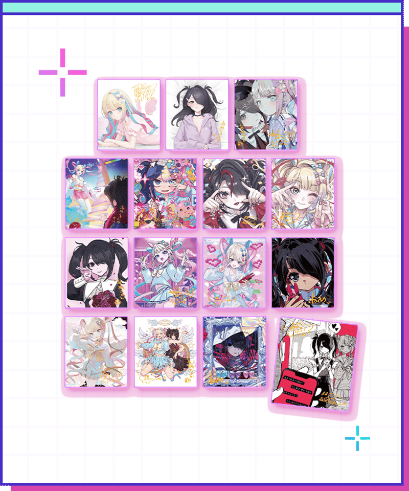 ニディガ展4】クリアミニ色紙コレクションvol.2 | NEEDY GIRL OVERDOS
