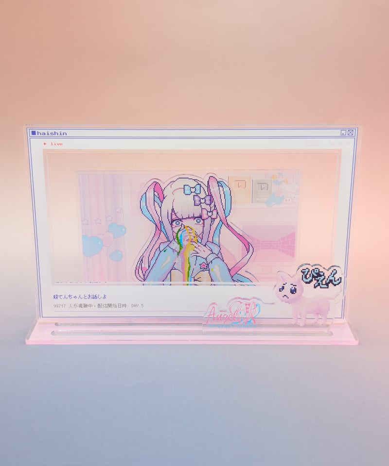 ニディガ ニディガ展4 並べて遊んで配信画面風ジオラマアクスタ ニディガ展4】並べて遊んで配信画面風ジオラマアクスタ | NEEDY GIRL