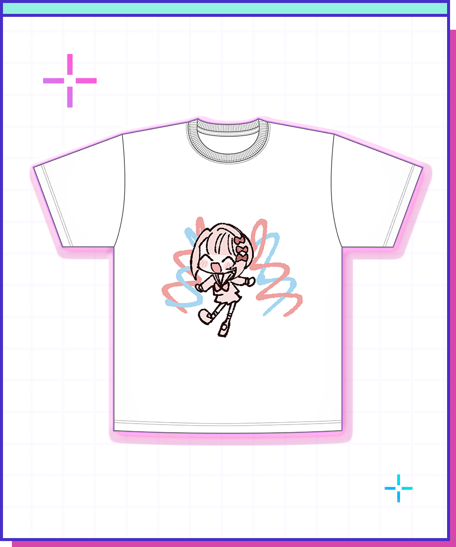 NEEDY GIRL OVERDOSE チェーンソーTシャツ　超てんちゃん